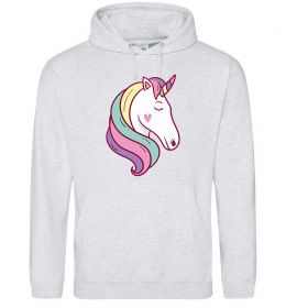Чоловіча толстовка (худі) Heart unicorn