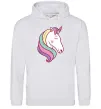 Жіноча толстовка (худі) Heart unicorn Сірий меланж фото