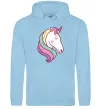 Жіноча толстовка (худі) Heart unicorn Блакитний Жіноча толстовка (худі) Heart unicorn Блакитний фото