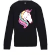 Детский Свитшот Heart unicorn Черный Детский Свитшот Heart unicorn Черный фото