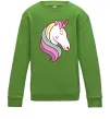 Детский Свитшот Heart unicorn Лаймовый Детский Свитшот Heart unicorn Лаймовый фото
