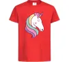 Детская футболка Heart unicorn Красный Детская футболка Heart unicorn Красный фото