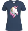 Жіноча футболка Heart unicorn Темно-синій Жіноча футболка Heart unicorn Темно-синій фото