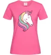 Жіноча футболка Heart unicorn Яскраво-рожевий Жіноча футболка Heart unicorn Яскраво-рожевий фото