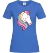 Жіноча футболка Heart unicorn Яскраво-синій Жіноча футболка Heart unicorn Яскраво-синій фото