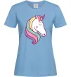 Жіноча футболка Heart unicorn Блакитний Жіноча футболка Heart unicorn Блакитний фото
