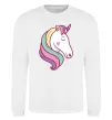 Світшот Heart unicorn Білий фото