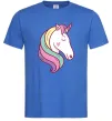 Мужская футболка Heart unicorn Ярко-синий Мужская футболка Heart unicorn Ярко-синий фото