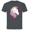 Мужская футболка Heart unicorn Графит Мужская футболка Heart unicorn Графит фото