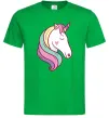 Мужская футболка Heart unicorn Зеленый Мужская футболка Heart unicorn Зеленый фото