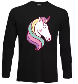 Лонгслив Unicorn love Белый фото