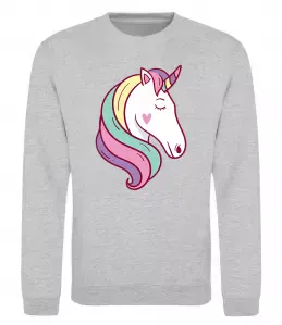 Свитшот I`m unicorn Черный фото