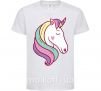 Детская футболка Heart unicorn Белый фото