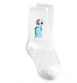 Носки Раріті Флаттершай та Пінкі Пай Белый фото Носки Раріті Флаттершай та Пінкі Пай Белый фото