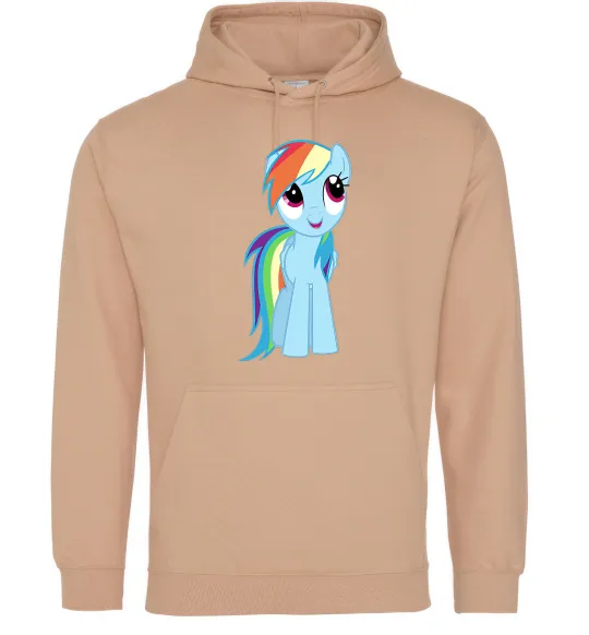 Женская толстовка (худи) Блакитний єдиноріг Песочный фото