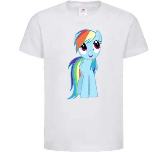 Детская футболка Блакитний єдиноріг Белый фото