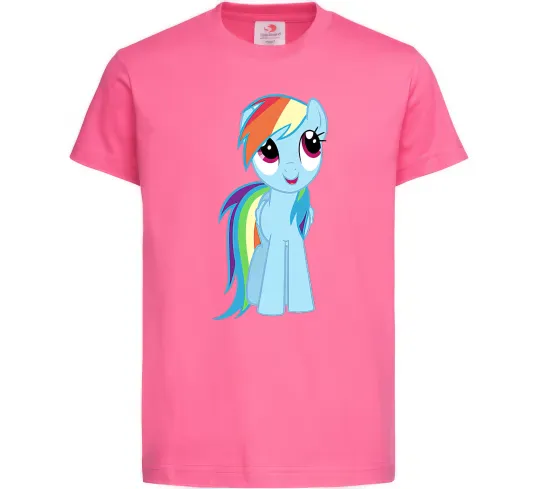 Детская футболка Блакитний єдиноріг Ярко-розовый фото