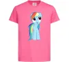 Детская футболка Блакитний єдиноріг Ярко-розовый фото