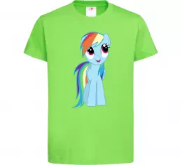 Детская футболка Флаттершай Ярко-синий фото