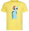 Чоловіча футболка Блакитний єдиноріг Лимонний фото