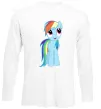 Лонгслив Блакитний єдиноріг Белый фото