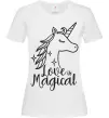 Жіноча футболка Unicorn love Білий Жіноча футболка Unicorn love Білий фото
