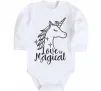 Детский боди Unicorn love Белый фото
