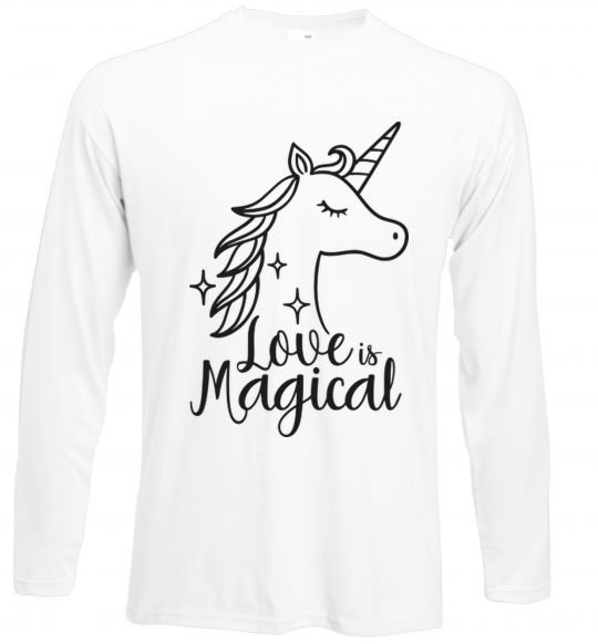 Реглан Unicorn love Білий фото