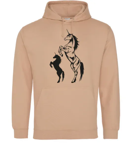 Женская толстовка (худи) Єдиноріг Песочный фото