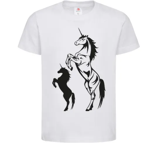 Детская футболка Єдиноріг Белый фото