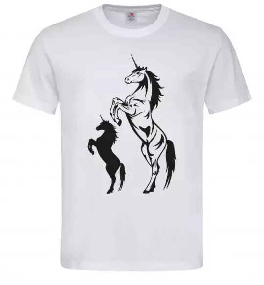Мужская футболка Єдиноріг Белый фото