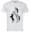 Мужская футболка Єдиноріг Белый фото