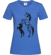 Жіноча футболка Єдиноріг Яскраво-синій фото