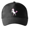 Кепка Рожевий єдиноріг Чорний Кепка Рожевий єдиноріг Чорний фото