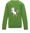 Детский Свитшот Рожевий єдиноріг Лаймовый фото