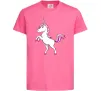 Детская футболка Рожевий єдиноріг Ярко-розовый фото