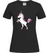 Женская футболка Рожевий єдиноріг Черный фото