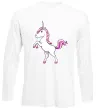 Лонгслив Рожевий єдиноріг Белый Лонгслив Рожевий єдиноріг Белый фото