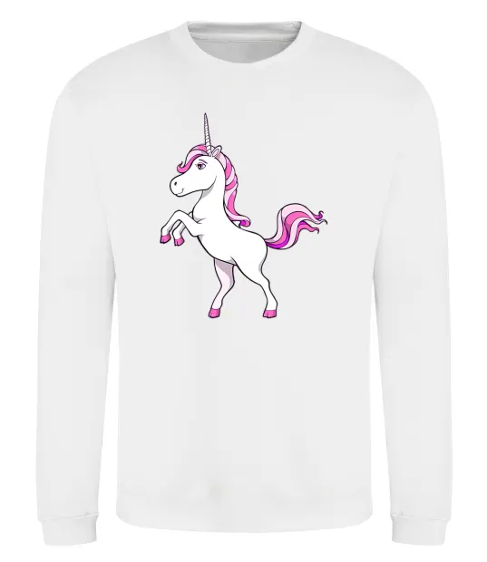 Свитшот Рожевий єдиноріг Белый фото