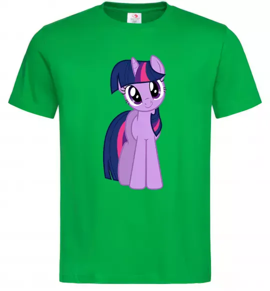 Чоловіча футболка Фіолетовий єдиноріг Зелений фото