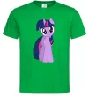 Чоловіча футболка Фіолетовий єдиноріг Зелений фото