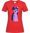 Женская футболка Фіолетовий єдиноріг Красный фото