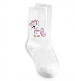 Носки Cute unicorn Белый фото
