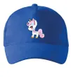 Кепка Cute unicorn Ярко-синий фото