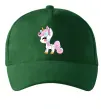 Кепка Cute unicorn Темно-зеленый фото