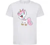 Детская футболка Cute unicorn Белый Детская футболка Cute unicorn Белый фото