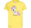 Детская футболка Cute unicorn Лимонный Детская футболка Cute unicorn Лимонный фото