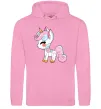 Жіноча толстовка (худі) Cute unicorn Рожевий фото