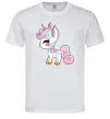Мужская футболка Cute unicorn Белый Мужская футболка Cute unicorn Белый фото