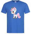 Мужская футболка Cute unicorn Ярко-синий Мужская футболка Cute unicorn Ярко-синий фото